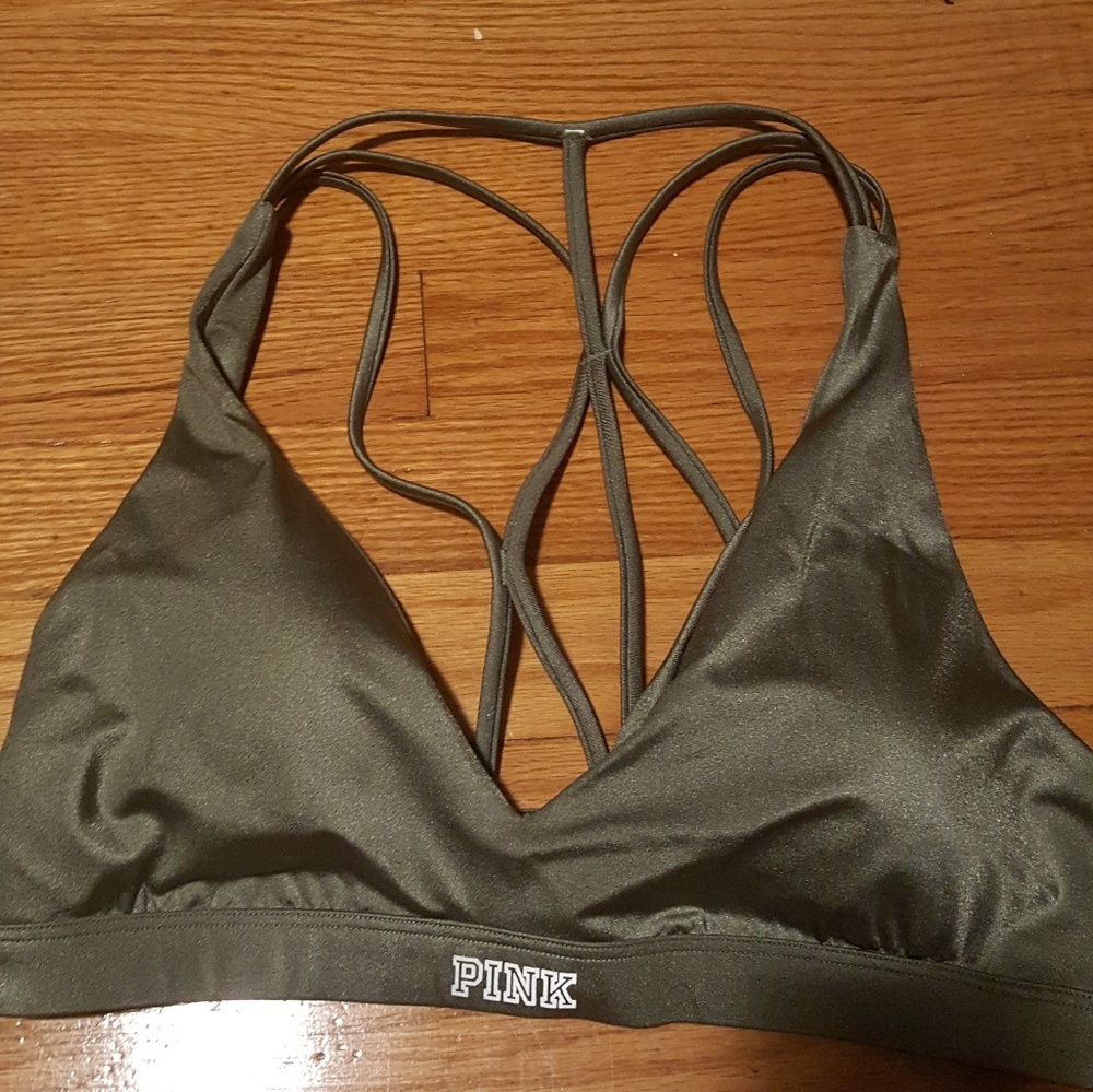 Pink bra